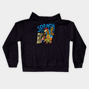 Print splash mountain Kids Hoodie